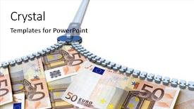  Presentation with trade finance - Slides enhanced with finance savings growth wealth shopping background and a  colored foreground