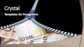  Presentation with trade finance - Cool new presentation theme with finance savings growth wealth shopping backdrop and a  colored foreground