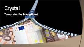  Presentation with trade finance - Audience pleasing slides consisting of finance savings growth wealth shopping backdrop and a  colored foreground