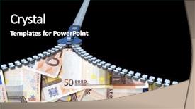  Presentation with trade finance - Audience pleasing presentation theme consisting of finance savings growth wealth shopping backdrop and a black colored foreground