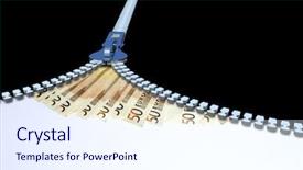  Presentation with trade finance - PPT theme having finance savings growth wealth shopping background and a  colored foreground