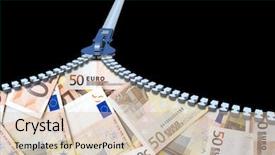  Presentation with trade finance - Presentation theme with finance savings growth wealth shopping background and a  colored foreground