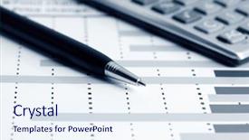  Presentation with financial market - Slides consisting of bonds stocks - financial accounting stock market graphs background and a  colored foreground
