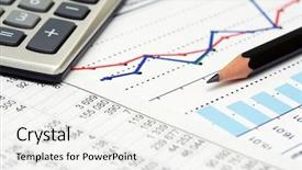  Presentation with financial market - Audience pleasing PPT theme consisting of financial accounting stock market graphs backdrop and a white colored foreground