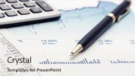  Presentation with financial market - Cool new presentation with bonds trade - financial accounting stock market graphs backdrop and a white colored foreground