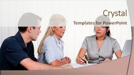  Presentation with counseling session - Beautiful slides featuring financial aid - husband and wife backdrop and a cream colored foreground