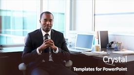  Presentation with doctor office - Cool new presentation with financial care - portrait of doctor sitting backdrop and a wine colored foreground