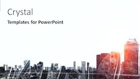  Presentation with consulting - Beautiful PPT theme featuring financial-consulting-concept-mixed-media backdrop and a white colored foreground