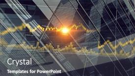  Presentation with consulting - Theme consisting of financial consulting concept background and a dark gray colored foreground