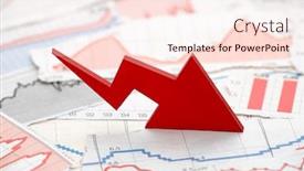  Presentation with newspapers - Slides having financial-crisis-concept-with-falling background and a lemonade colored foreground