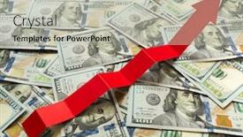  Presentation with financial crisis - Slides enhanced with financial-crisis-inflation-growth-concept background and a light gray colored foreground