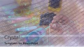  Presentation with data processing - Amazing PPT layouts having financial-data-processing-of-person backdrop and a  colored foreground