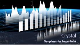  Presentation with data processing - Cool new PPT theme with financial-data-processing-statistics-recording backdrop and a tawny brown colored foreground