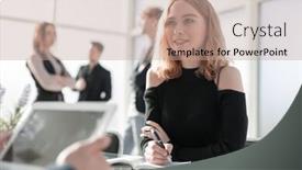  Presentation with director - Amazing presentation theme having financial-director-ready-affirm-official backdrop and a coral colored foreground