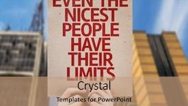  Presentation with limits - Colorful slides enhanced with financial discipline - even the nicest people have backdrop and a coral colored foreground