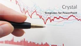  Presentation with financial market - Slides having financial-graphs-analysis-stock-market background and a white colored foreground