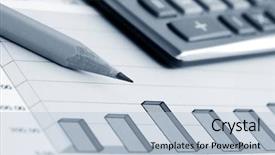  Presentation with financial accounting - Cool new PPT layouts with financial graphs and accounting backdrop and a light blue colored foreground