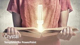  Presentation with financial literacy - Presentation design featuring financial literacy - close up of woman background and a coral colored foreground