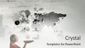  Presentation with financial literacy - Colorful presentation enhanced with financial literacy - girl with opened red book backdrop and a white colored foreground