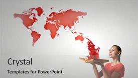  Presentation with financial literacy - Slide deck with financial literacy - girl with opened red book background and a light gray colored foreground