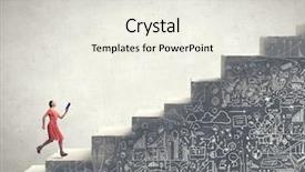  Presentation with financial literacy - Amazing presentation having financial literacy - young woman in red dress backdrop and a sky blue colored foreground