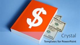  Presentation with financial literacy - PPT theme consisting of financial-literacy-concept-the-ability background and a light blue colored foreground