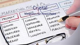  Presentation with strategy - Amazing theme having financial outlook - business strategy organizational charts backdrop and a sky blue colored foreground