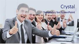  Presentation with project - PPT theme consisting of financial project and business team background and a  colored foreground