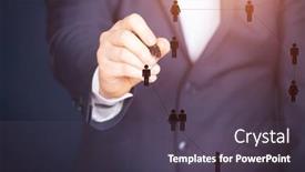  Presentation with financial analysis - PPT theme consisting of financial-statistics-analysis-and-financial background and a dark gray colored foreground