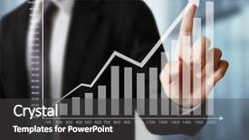  Presentation with financial - Cool new slides with financial symbols coming from han backdrop and a dark gray colored foreground