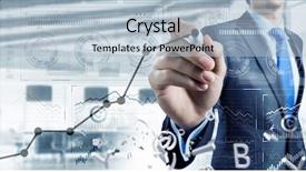  Presentation with mass media business technology internet - Presentation having finanzas - new technologies for business mixed background and a light blue colored foreground