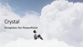  Presentation with isolation - Presentation theme featuring find god - businessman in isolation background and a  colored foreground