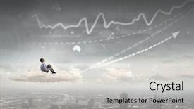  Presentation with smiling paramedic sitting in ambulance - Beautiful slides featuring find god - smiling young businessman sitting alone backdrop and a  colored foreground