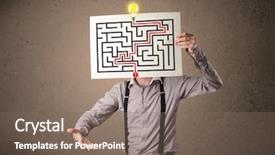  Presentation with santa claus holding scroll paper - Presentation with find hidden - young businessman holding a paper background and a gray colored foreground