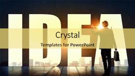  Presentation with motivation - Cool new presentation theme with find your business motivation mixed media backdrop and a yellow colored foreground