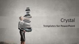  Presentation with find - Slides consisting of find your inner balance background and a light gray colored foreground