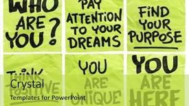  Presentation with motivational - Presentation theme having prague city panorama czech republic aerial view background and a light gray colored foreground