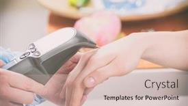  Presentation with acupuncture - Cool new slides with finding-an-acupuncture-point backdrop and a soft green colored foreground