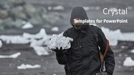  Presentation with iceberg - Slide set with finding-iceberg-pieces-on-th background and a gray colored foreground