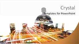  Presentation with balance - Theme with finding inner balance mixed media background and a white colored foreground