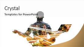  Presentation with balance - PPT layouts with finding inner balance mixed media background and a  colored foreground