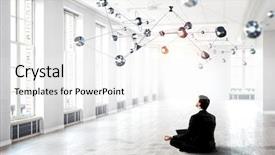  Presentation with balance - Amazing PPT layouts having finding inner balance mixed media backdrop and a  colored foreground