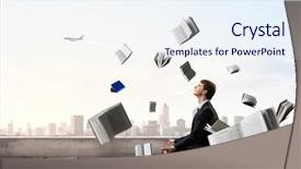  Presentation with modern medicine cardiology concept mixed - Colorful theme enhanced with finding inner balance mixed media backdrop and a  colored foreground