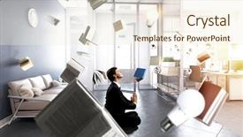  Presentation with balance - PPT layouts with finding inner balance mixed media background and a  colored foreground