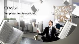  Presentation with balance - Slide set having finding inner balance mixed media background and a  colored foreground