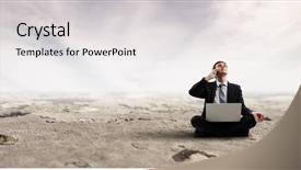  Presentation with mix berry mixed berries - Audience pleasing presentation design consisting of finding inner balance mixed media backdrop and a light gray colored foreground