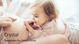  Presentation with fine art - Colorful slide deck enhanced with fine art image backdrop and a coral colored foreground