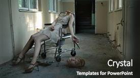  Presentation with fine art - PPT theme enhanced with fine art photo background and a dark gray colored foreground