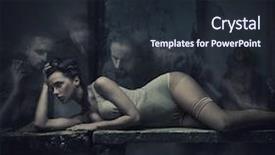  Presentation with fine art - Slides enhanced with fine art photo background and a wine colored foreground