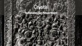  Presentation with fine art - Audience pleasing PPT theme consisting of fine art photohraphy in black and white edition of angkor wat temple complexes backdrop and a dark gray colored foreground